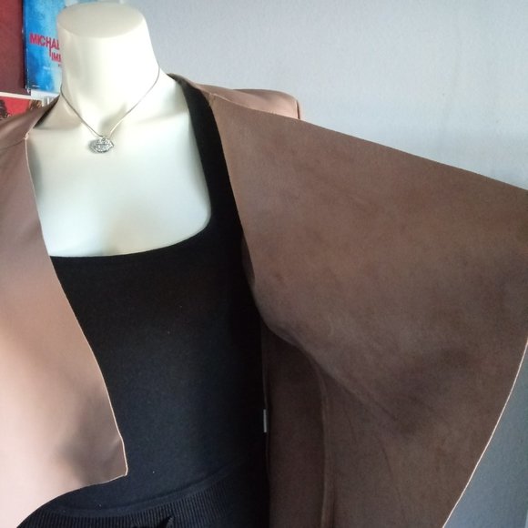 Just Fab Camel Drape front jacket - Picture 11 of 15